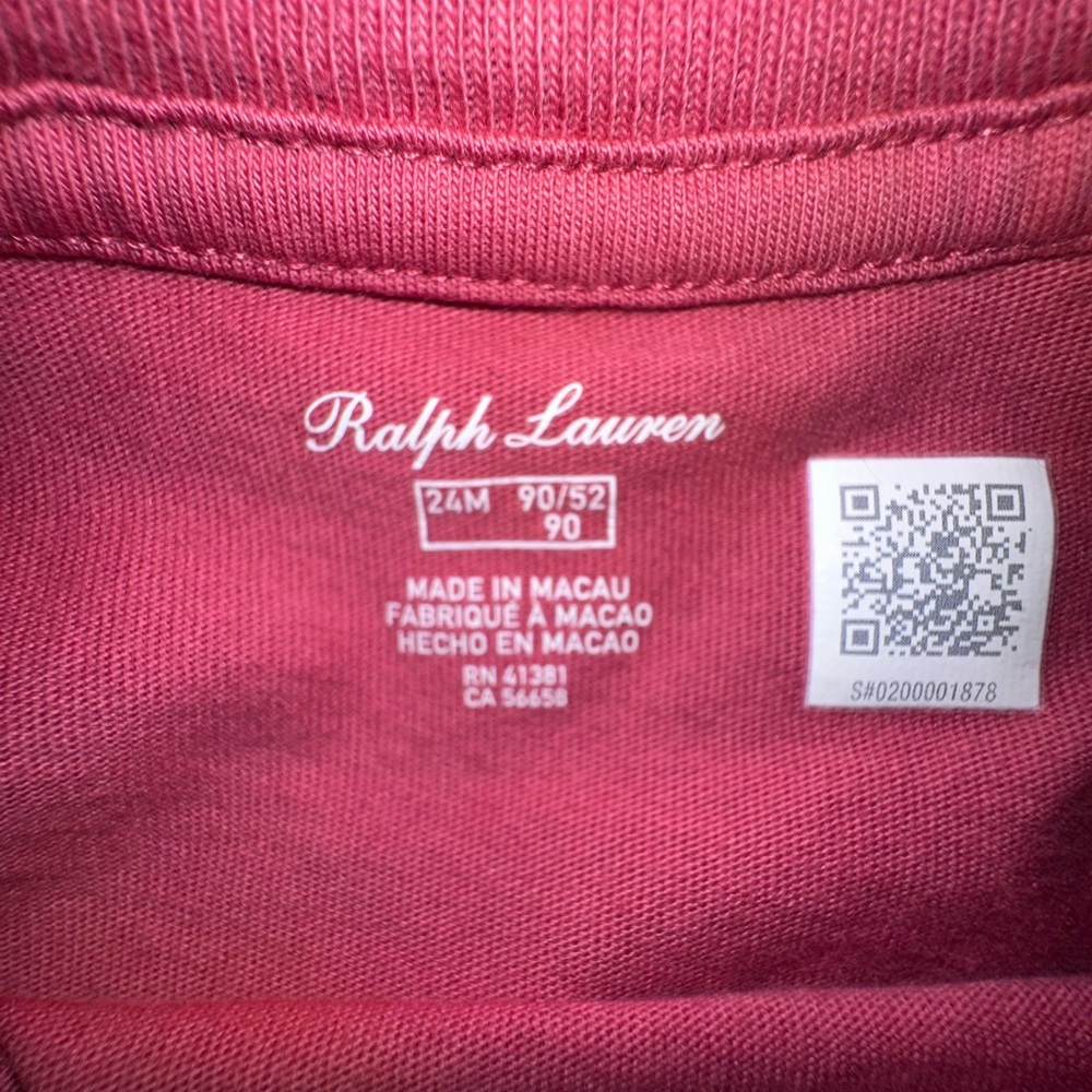 Ralph Lauren Polo Bear Cotton Tee - Picture 2 of 3